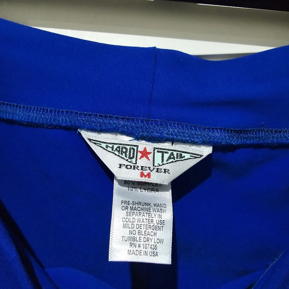 Hard Tail Women’s Royal Blue Stretch pull on Skirt Medium - Picture 4 of 6